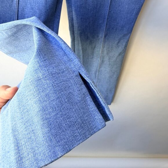 Veronica Beard Kean Crop Denim Pants, blue, Size 10 k54 - Picture 8 of 12